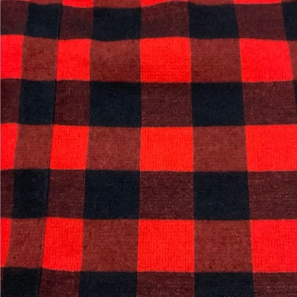 Old Navy Buffalo Plaid Mini Skirt Womens 2 Red Black Buffalo Check Casual A Line - Picture 6 of 10